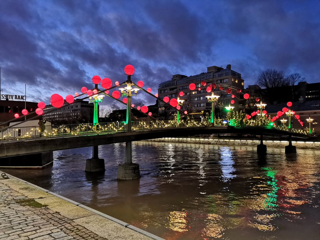 Teatterisilta, Turku. Teaterbron Åbo.
