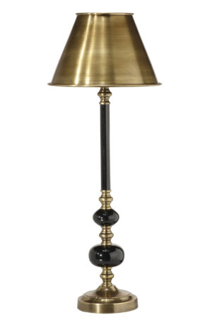 Abbey pöytävalaisin musta/messinki 57cm