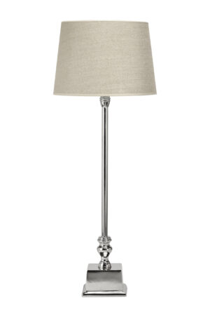 Linné pöytävalaisin kromi/natural 80cm