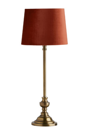 Andrea pöytävalaisin messinki/ruoste 70cm