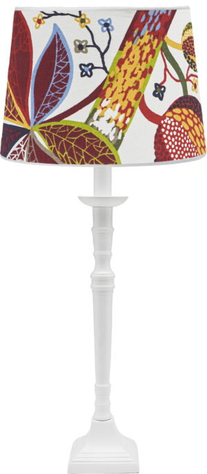 Salong pöytävalaisin valkoinen/Frank ruoste 55cm