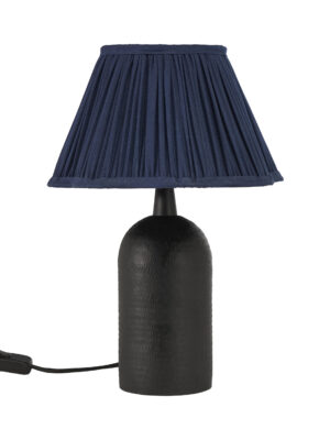 Riley pöytävalaisin musta/sininen 37cm