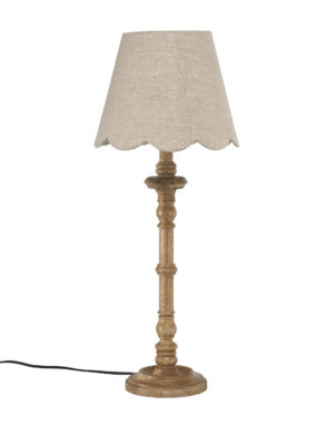 Joy pöytävalaisin ruskea/pellava 66cm