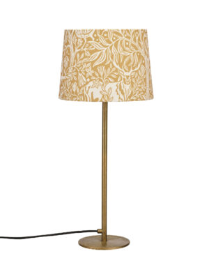 Base pöytävalaisin Eldertree keltainen 58cm