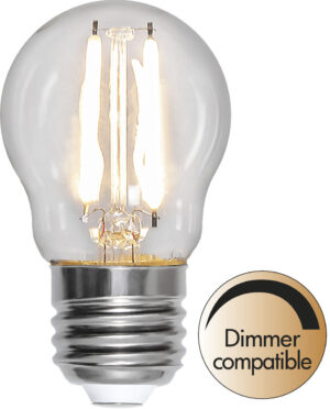 LED-lampa E27 G45 Clear White Filament 2700K 250lm