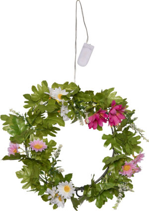 Summer krans 30 cm multifärg