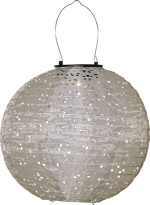 Festa solcellslykta 25 cm beige